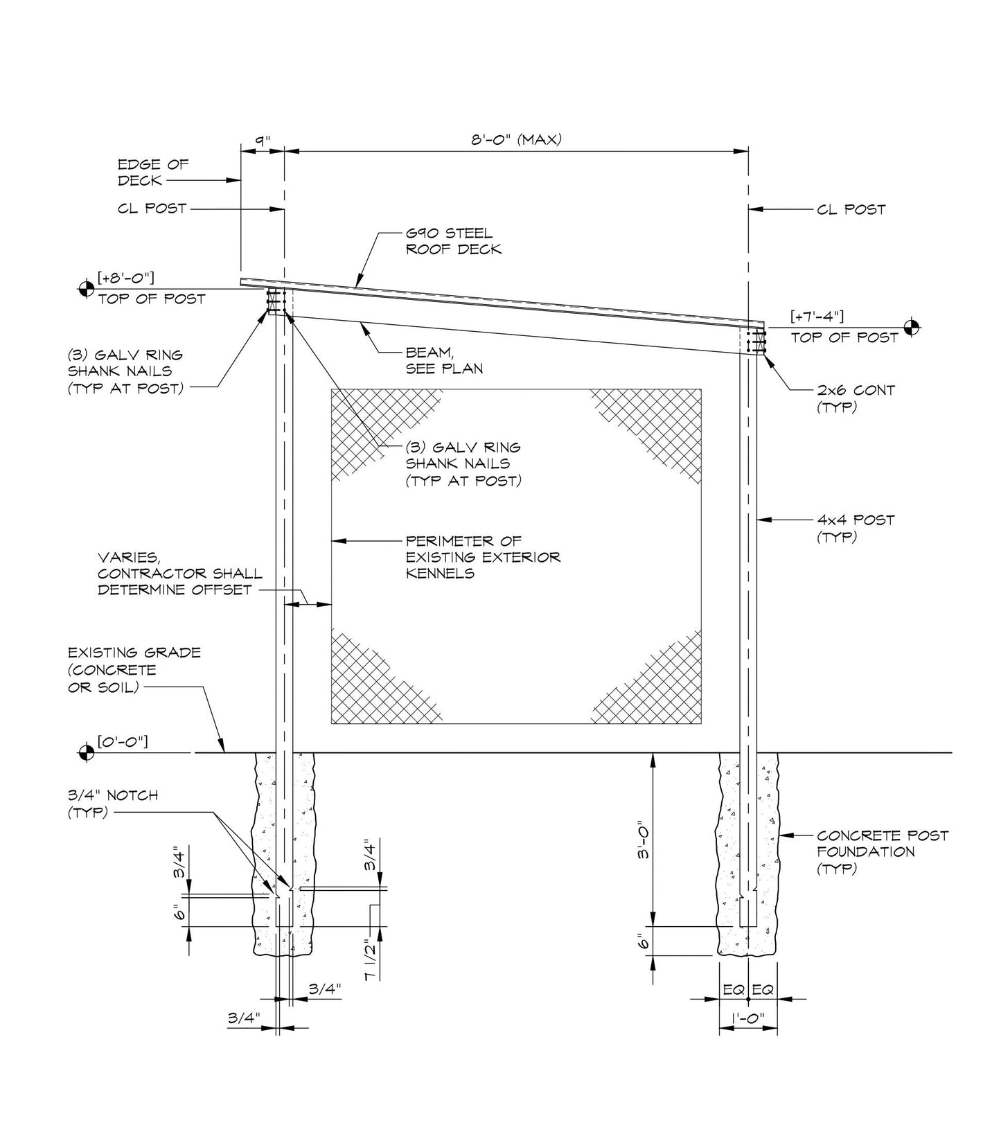 Exterior Kennel Canopy